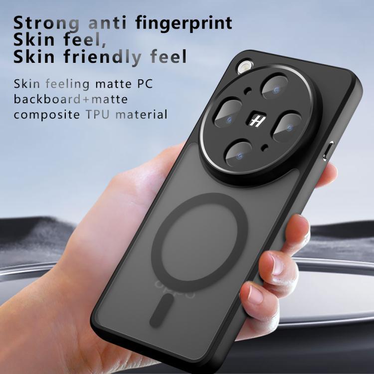 For OPPO Find X9 Ultra Armor MagSafe PC Hybrid TPU Phone Case - Frosted Black