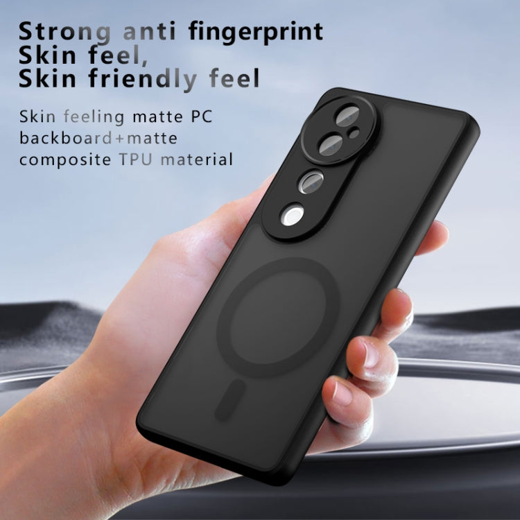 For vivo S19 Pro Armor MagSafe PC Hybrid TPU Phone Case - Frosted Black