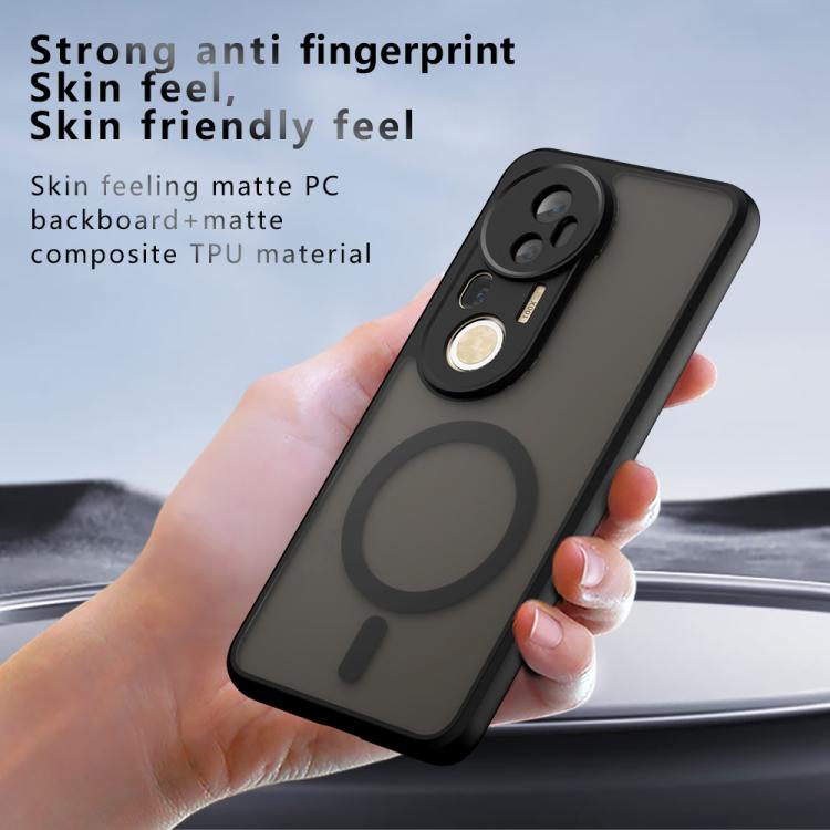 For vivo S20 Pro Armor MagSafe PC Hybrid TPU Phone Case - Frosted Black