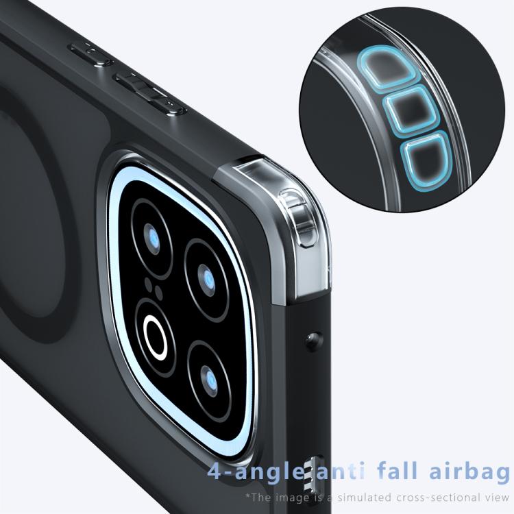 For vivo iQOO 13 Armor MagSafe PC Hybrid TPU Phone Case - Frosted Black