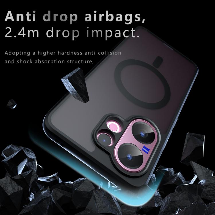 For vivo V60 5G Armor MagSafe PC Hybrid TPU Phone Case - Frosted Black