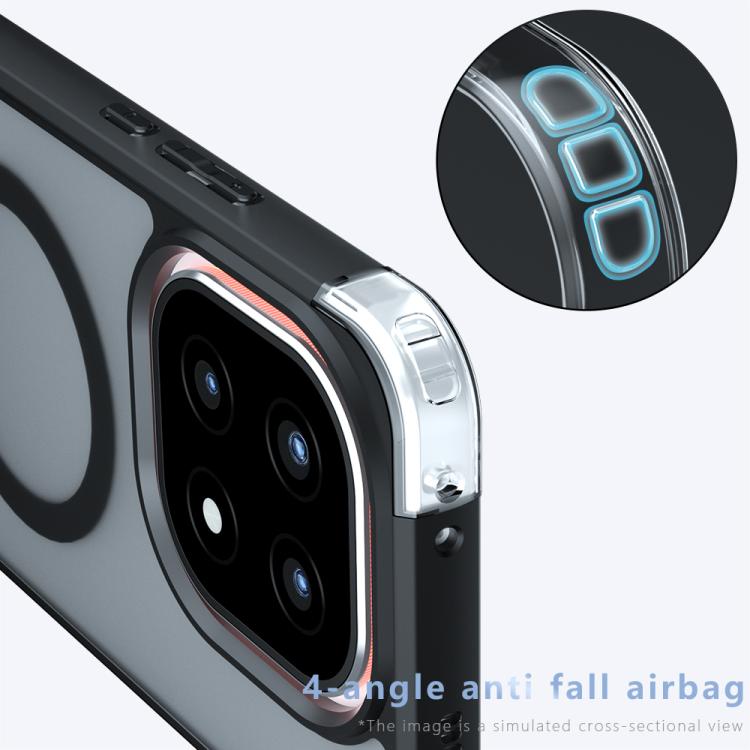 For vivo iQOO 15 Armor MagSafe PC Hybrid TPU Phone Case - Frosted Black