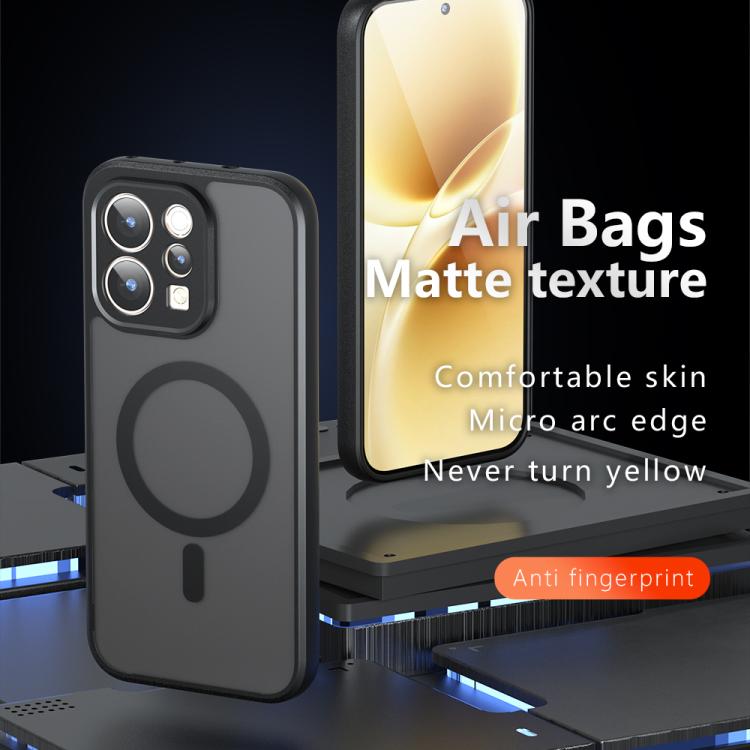 For vivo V70 / S50 5G Armor MagSafe PC Hybrid TPU Phone Case - Frosted Black