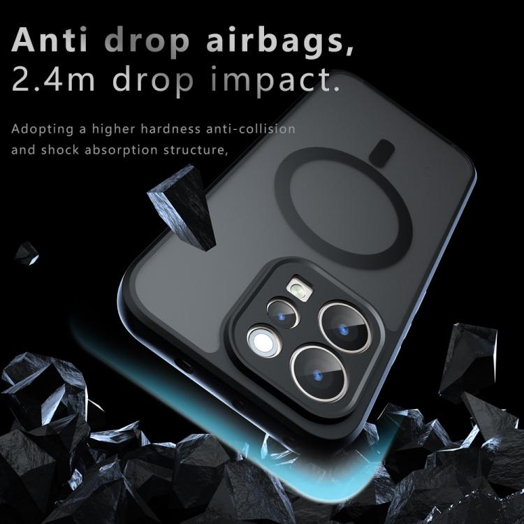 For vivo V70 / S50 5G Armor MagSafe PC Hybrid TPU Phone Case - Frosted Black