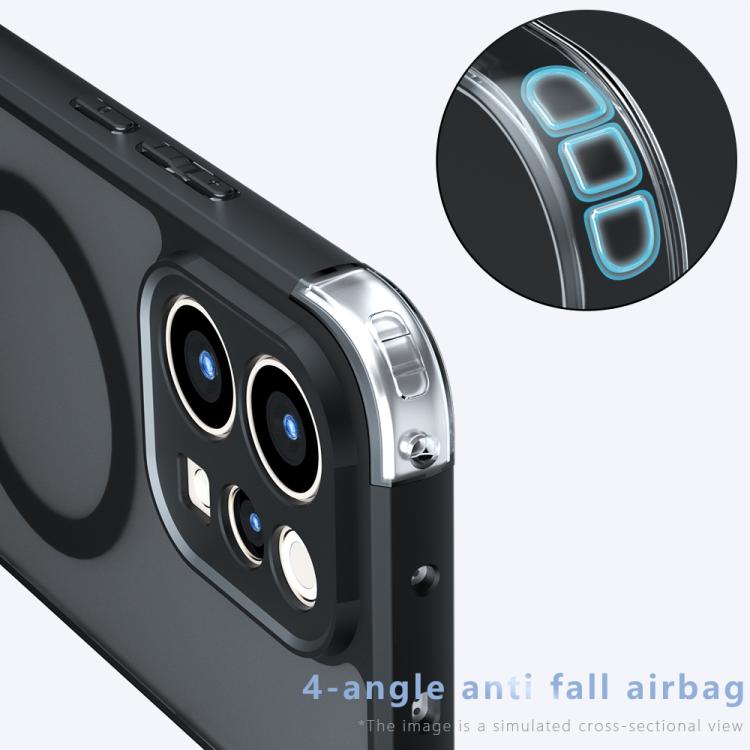 For vivo V70 / S50 5G Armor MagSafe PC Hybrid TPU Phone Case - Frosted Black