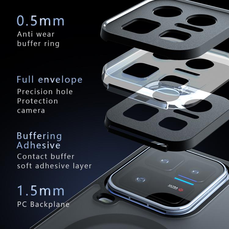 For vivo iQOO 15 Ultra Armor MagSafe PC Hybrid TPU Phone Case - Frosted Black