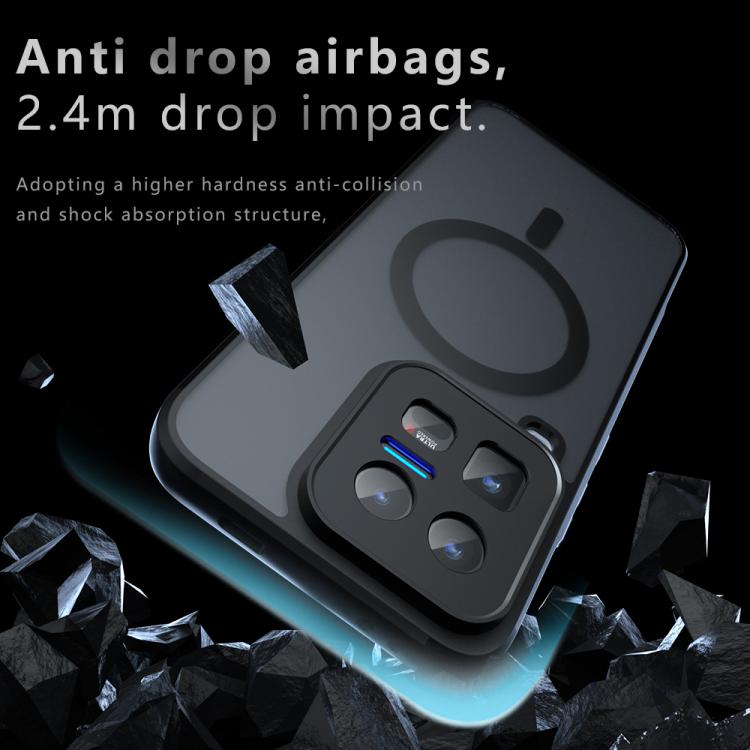 For vivo iQOO 15 Ultra Armor MagSafe PC Hybrid TPU Phone Case - Frosted Black