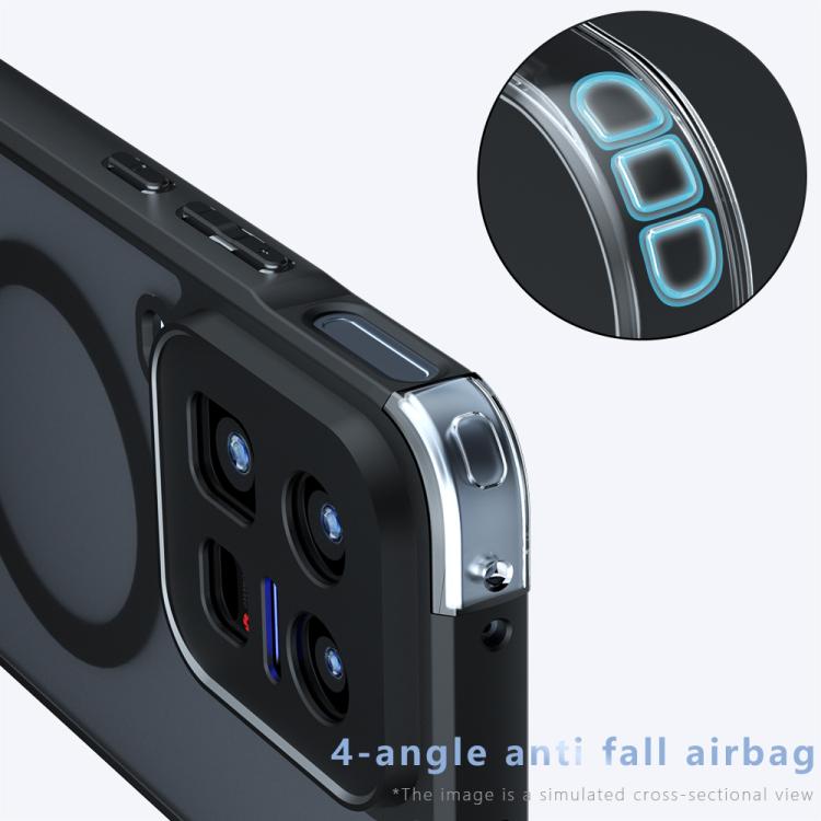 For vivo iQOO 15 Ultra Armor MagSafe PC Hybrid TPU Phone Case - Frosted Black