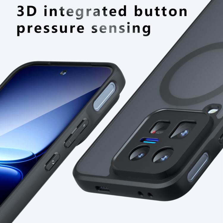 For vivo iQOO 15 Ultra Armor MagSafe PC Hybrid TPU Phone Case - Frosted Black