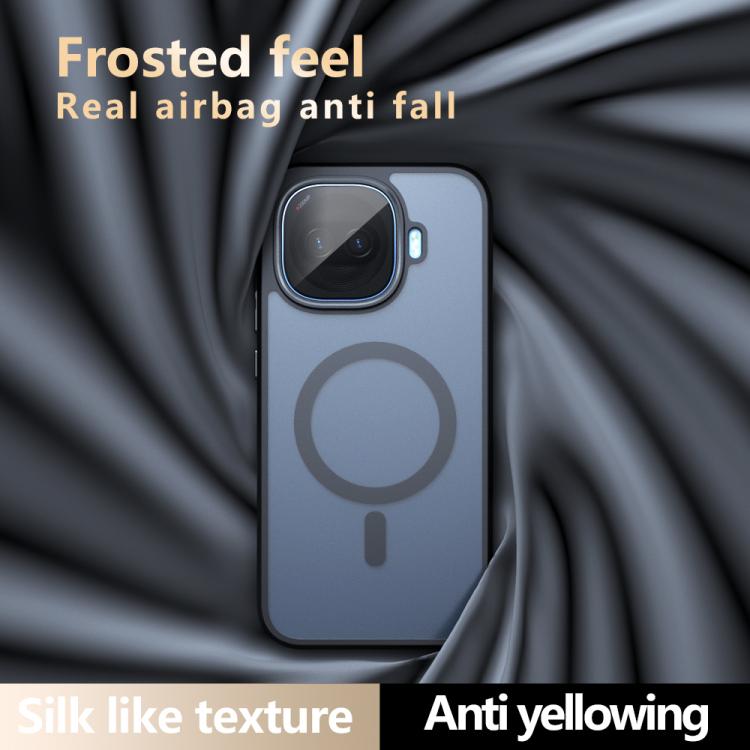 For vivo iQOO Z11 Turbo / 15R 5G Armor MagSafe PC Hybrid TPU Phone Case - Frosted Black