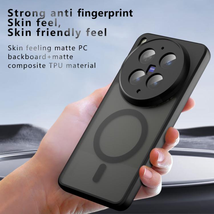 For vivo X300 Ultra Armor MagSafe PC Hybrid TPU Phone Case - Frosted Black