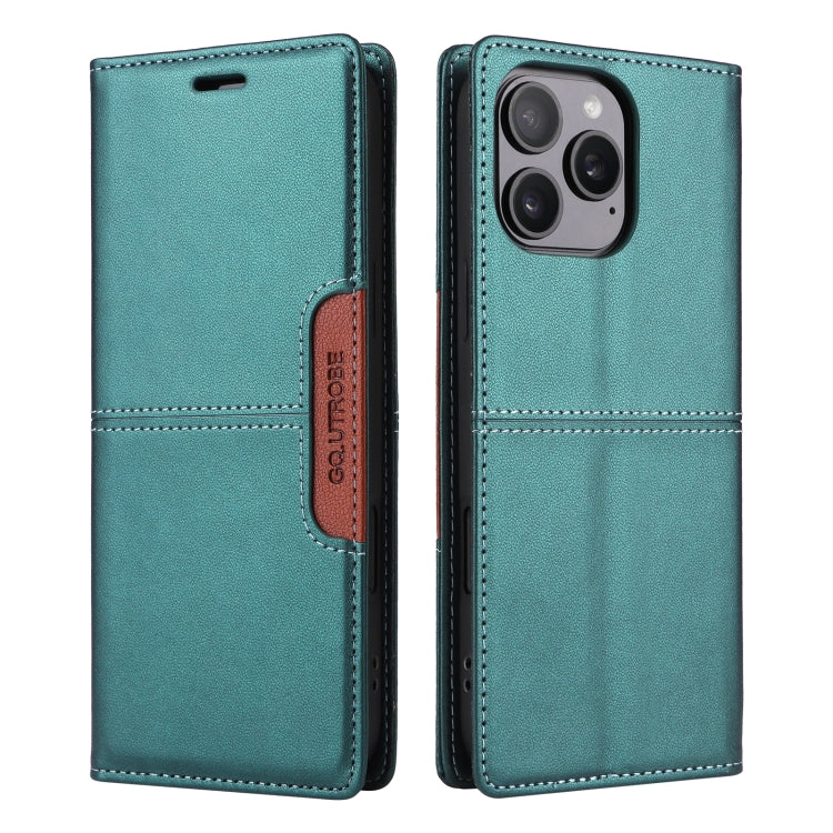 For iPhone 11 Pro GQUTROBE G01 RFID Anti-theft Leather Phone Case