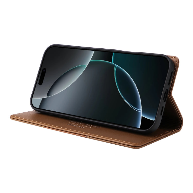 For iPhone 13 Pro Max GQUTROBE G01 RFID Anti-theft Leather Phone Case