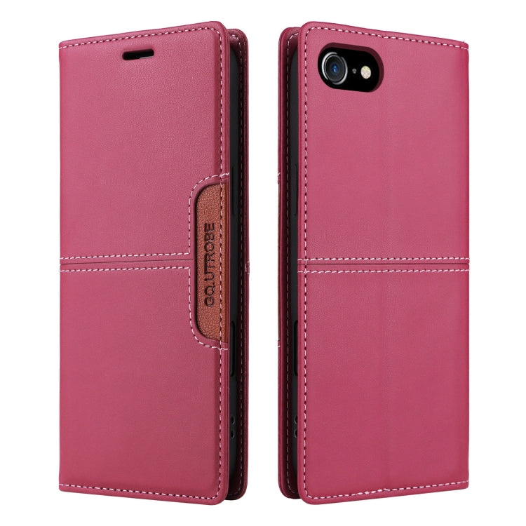 For iPhone SE 2022 / SE 2020 / 8 / 7 GQUTROBE G01 RFID Anti-theft Leather Phone Case
