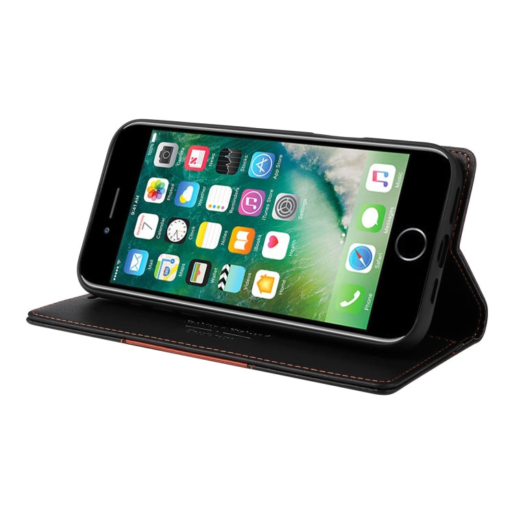 For iPhone SE 2022 / SE 2020 / 8 / 7 GQUTROBE G01 RFID Anti-theft Leather Phone Case
