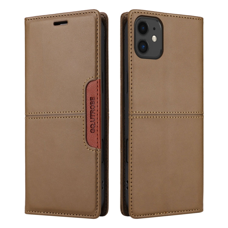 For iPhone 11 GQUTROBE G01 RFID Anti-theft Leather Phone Case