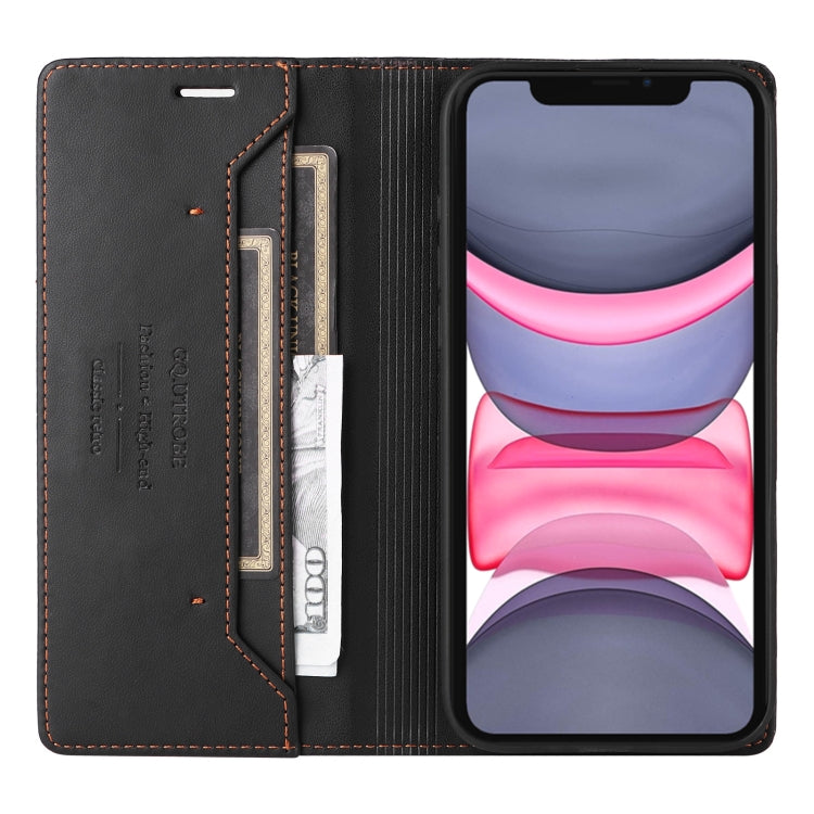 For iPhone 11 GQUTROBE G01 RFID Anti-theft Leather Phone Case