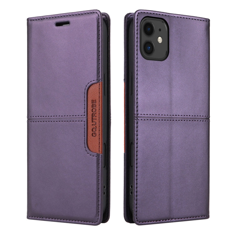 For iPhone 11 GQUTROBE G01 RFID Anti-theft Leather Phone Case