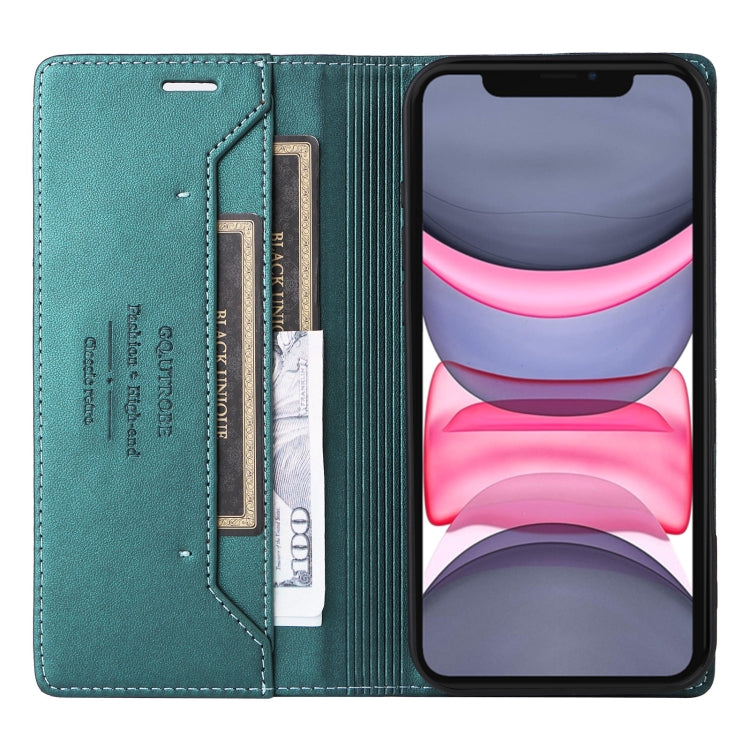 For iPhone 11 GQUTROBE G01 RFID Anti-theft Leather Phone Case