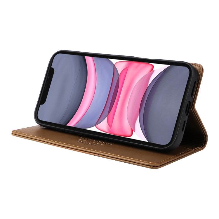 For iPhone 12 GQUTROBE G01 RFID Anti-theft Leather Phone Case