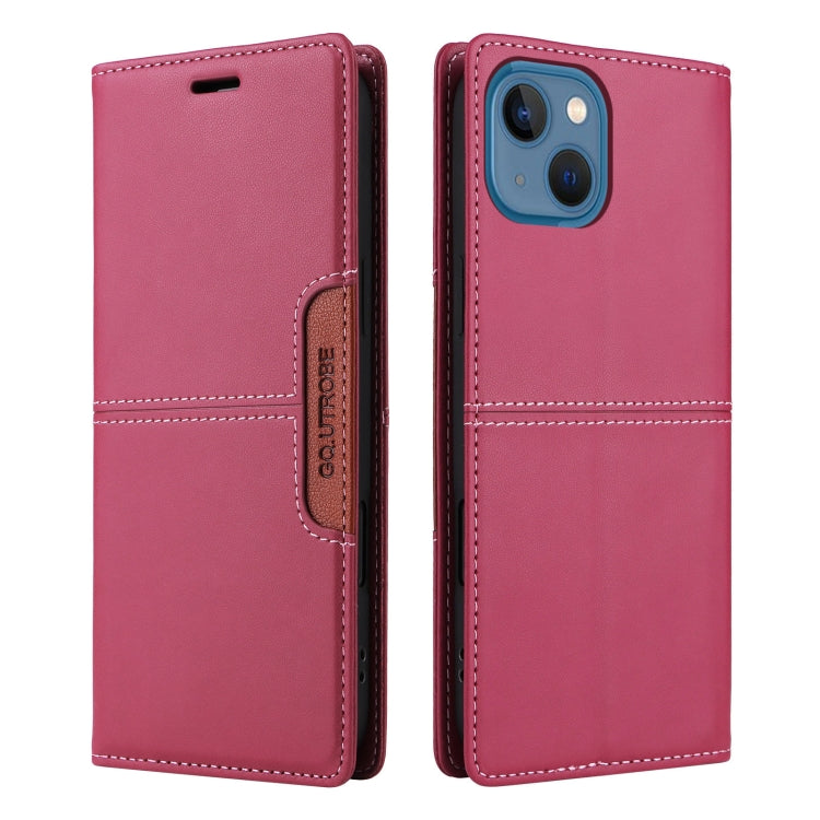For iPhone 14 / 13 GQUTROBE G01 RFID Anti-theft Leather Phone Case