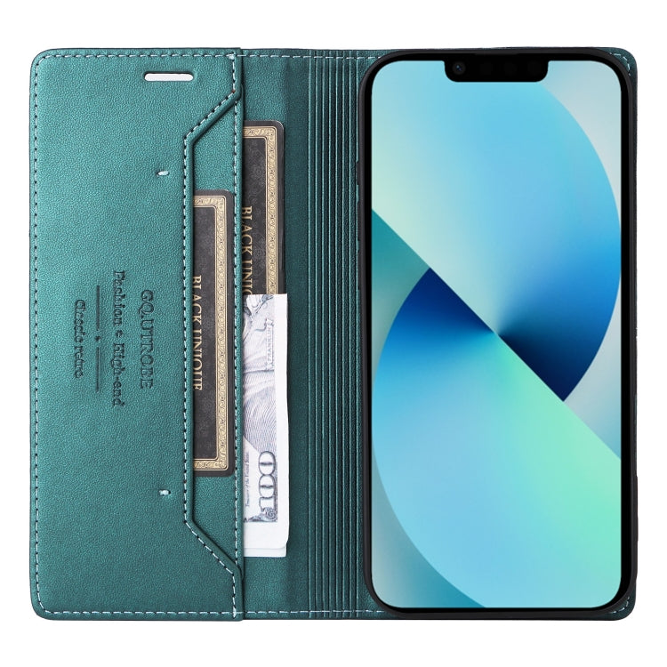 For iPhone 14 / 13 GQUTROBE G01 RFID Anti-theft Leather Phone Case