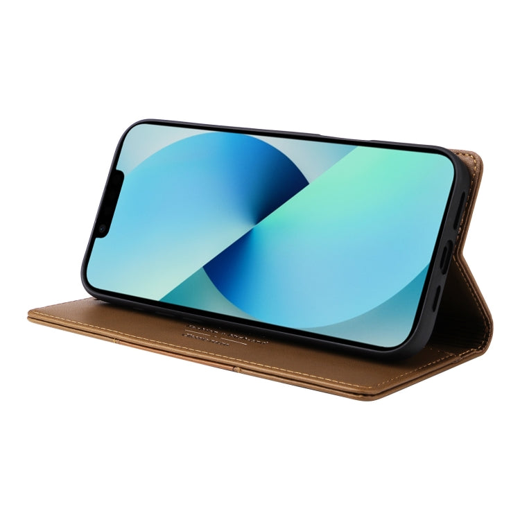 For iPhone 15 Plus / 14 Plus GQUTROBE G01 RFID Anti-theft Leather Phone Case
