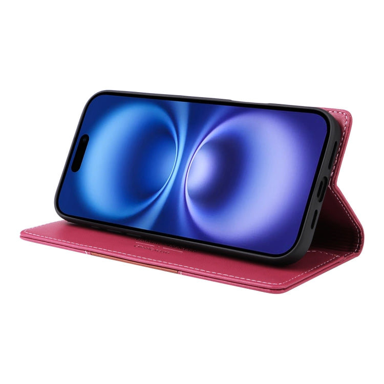 For iPhone 16 GQUTROBE G01 RFID Anti-theft Leather Phone Case