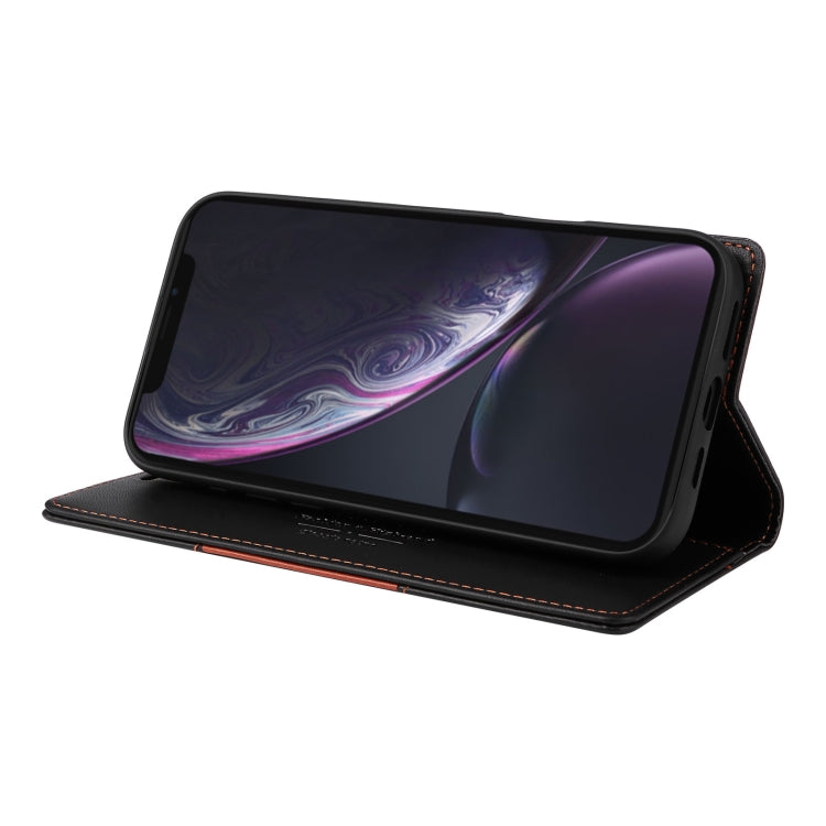 For iPhone XR GQUTROBE G01 RFID Anti-theft Leather Phone Case