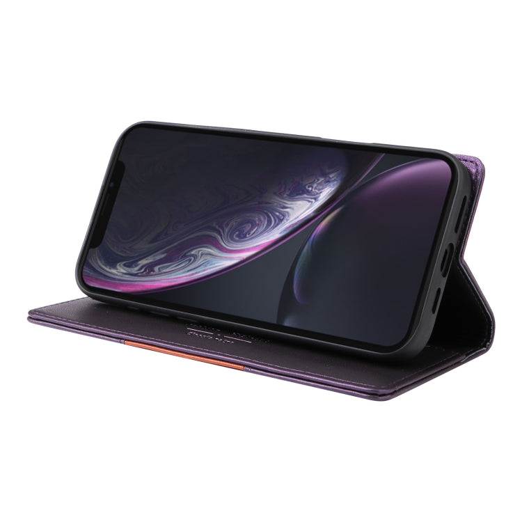 For iPhone XR GQUTROBE G01 RFID Anti-theft Leather Phone Case
