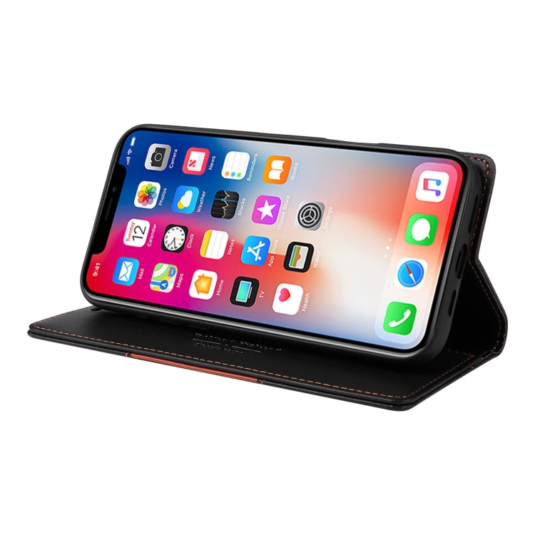 For iPhone XS Max GQUTROBE G01 RFID Anti-theft Leather Phone Case