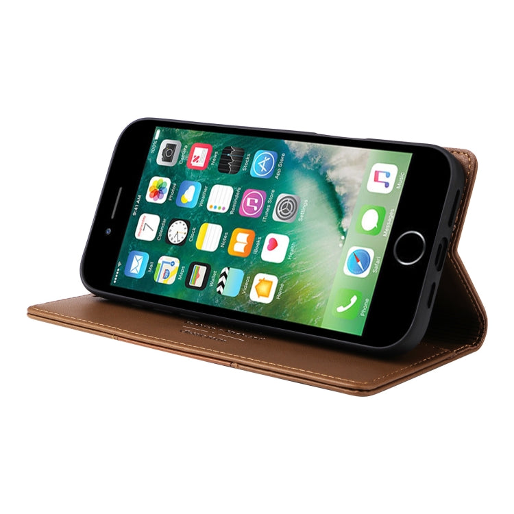 For iPhone 8 Plus / 7 Plus GQUTROBE G01 RFID Anti-theft Leather Phone Case