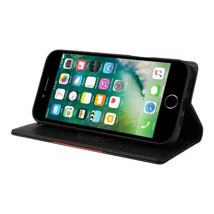 For iPhone 8 Plus / 7 Plus GQUTROBE G01 RFID Anti-theft Leather Phone Case