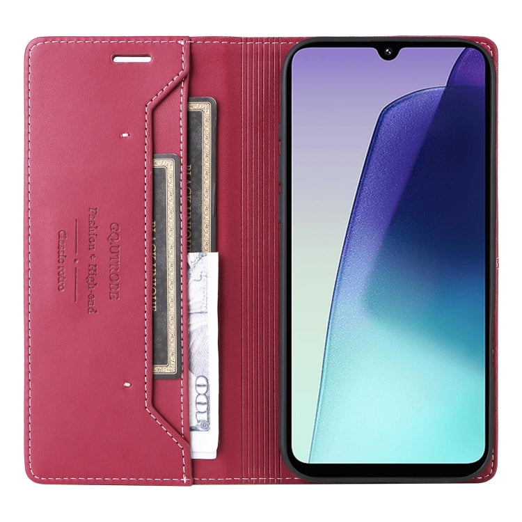 For Redmi 14C GQUTROBE G01 RFID Anti-theft Leather Phone Case