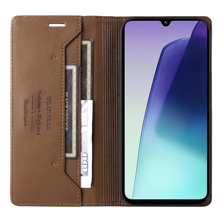 For Redmi 14C GQUTROBE G01 RFID Anti-theft Leather Phone Case