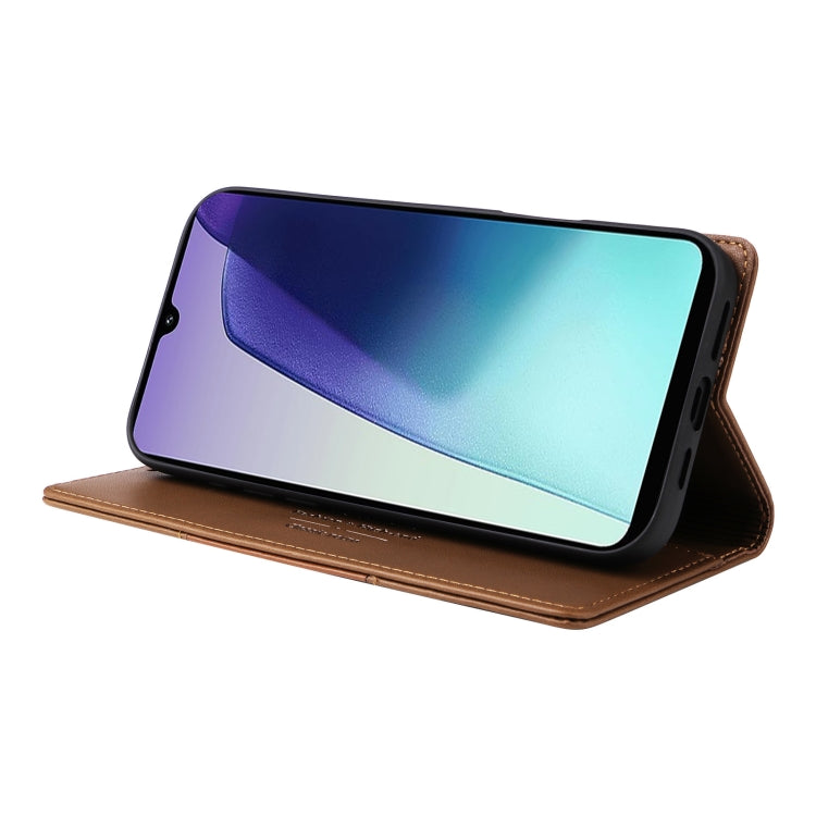 For Redmi 14C GQUTROBE G01 RFID Anti-theft Leather Phone Case
