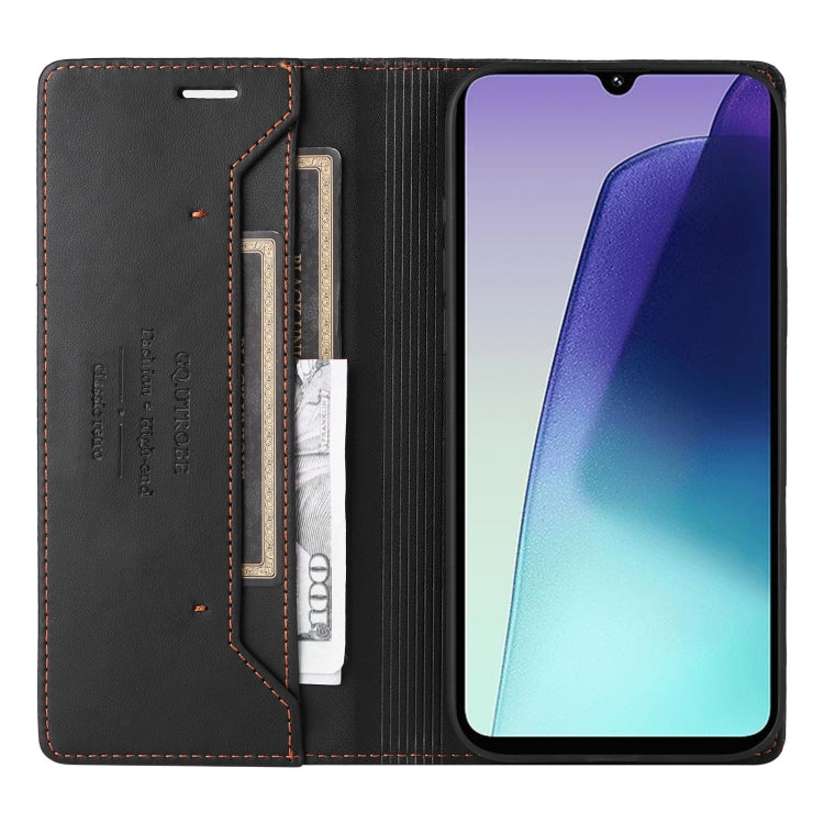 For Redmi 14C GQUTROBE G01 RFID Anti-theft Leather Phone Case