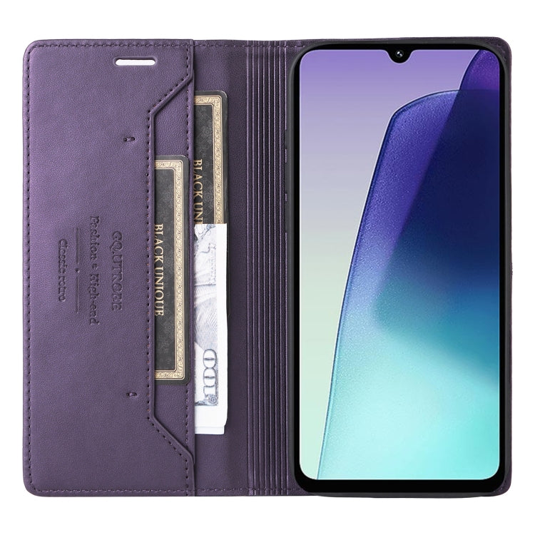 For Redmi 14C GQUTROBE G01 RFID Anti-theft Leather Phone Case