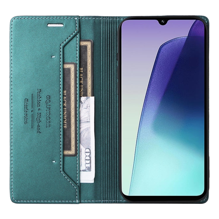 For Redmi 14C GQUTROBE G01 RFID Anti-theft Leather Phone Case