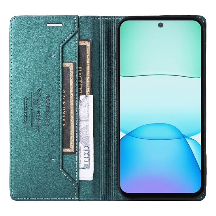 For Redmi 13 4G GQUTROBE G01 RFID Anti-theft Leather Phone Case