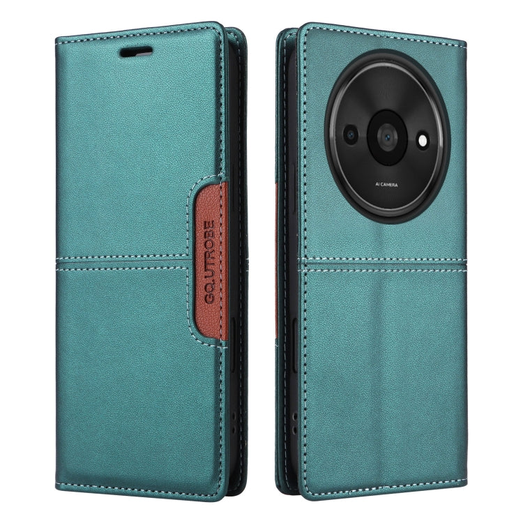 For Redmi A3 4G GQUTROBE G01 RFID Anti-theft Leather Phone Case