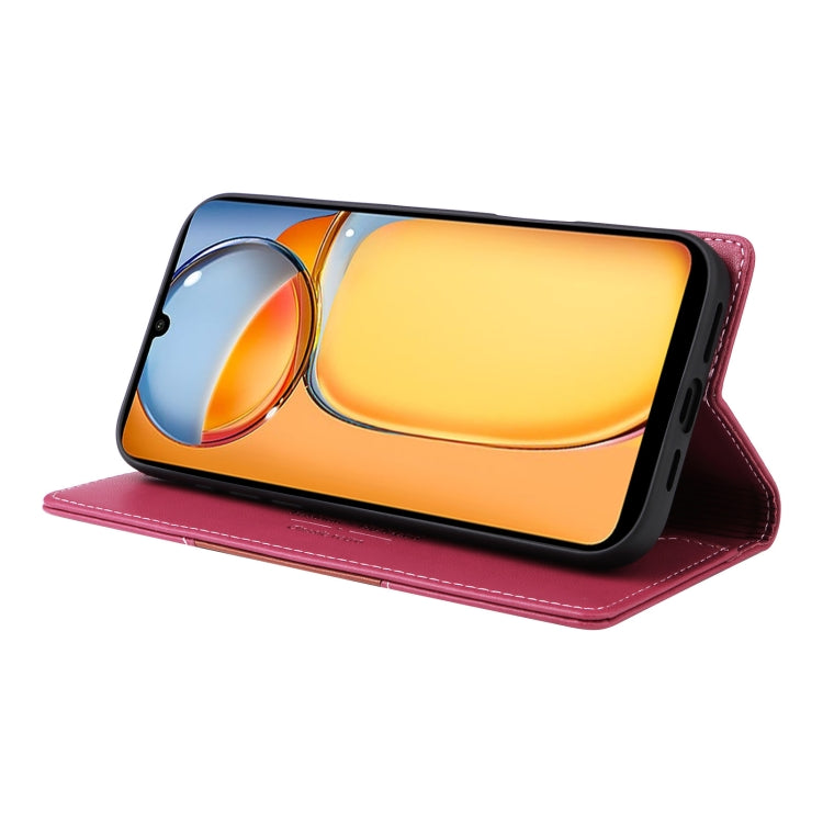 For Redmi 13C GQUTROBE G01 RFID Anti-theft Leather Phone Case