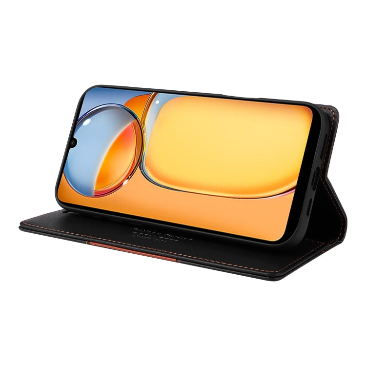 For Redmi 13C GQUTROBE G01 RFID Anti-theft Leather Phone Case