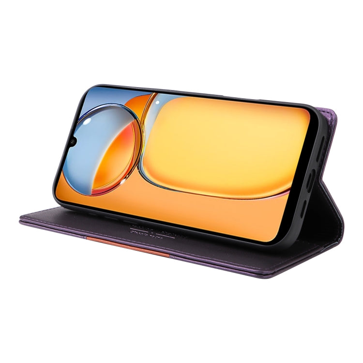For Redmi 13C GQUTROBE G01 RFID Anti-theft Leather Phone Case