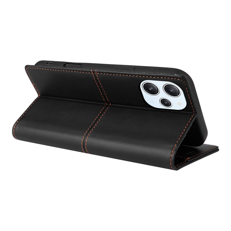 For Redmi 12 4G GQUTROBE G01 RFID Anti-theft Leather Phone Case