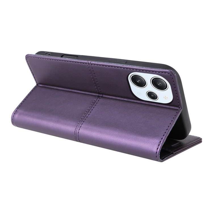 For Redmi 12 4G GQUTROBE G01 RFID Anti-theft Leather Phone Case