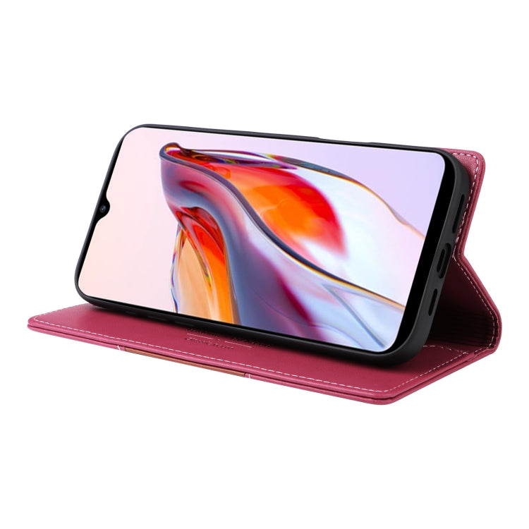For Redmi 12C GQUTROBE G01 RFID Anti-theft Leather Phone Case