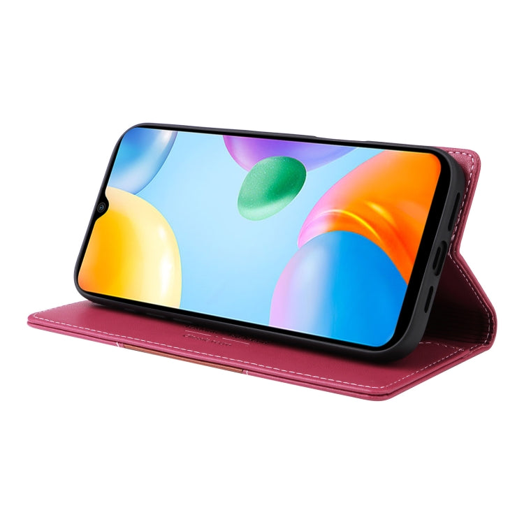 For Redmi 10C GQUTROBE G01 RFID Anti-theft Leather Phone Case
