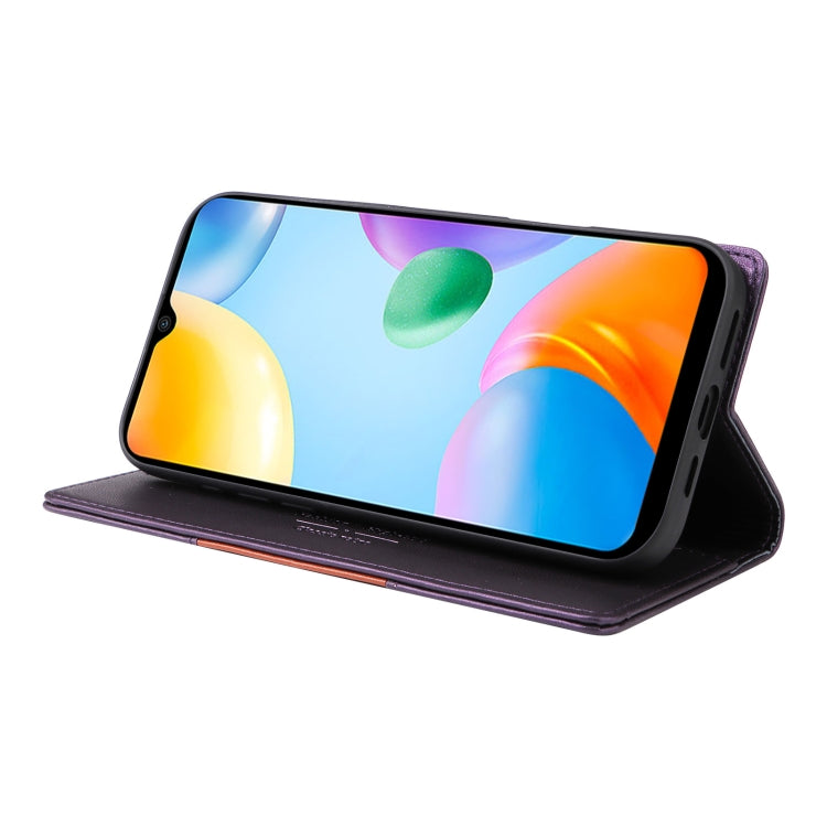 For Redmi 10C GQUTROBE G01 RFID Anti-theft Leather Phone Case