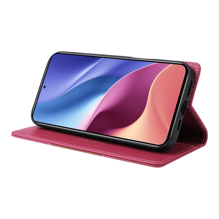 For Redmi K40 GQUTROBE G01 RFID Anti-theft Leather Phone Case